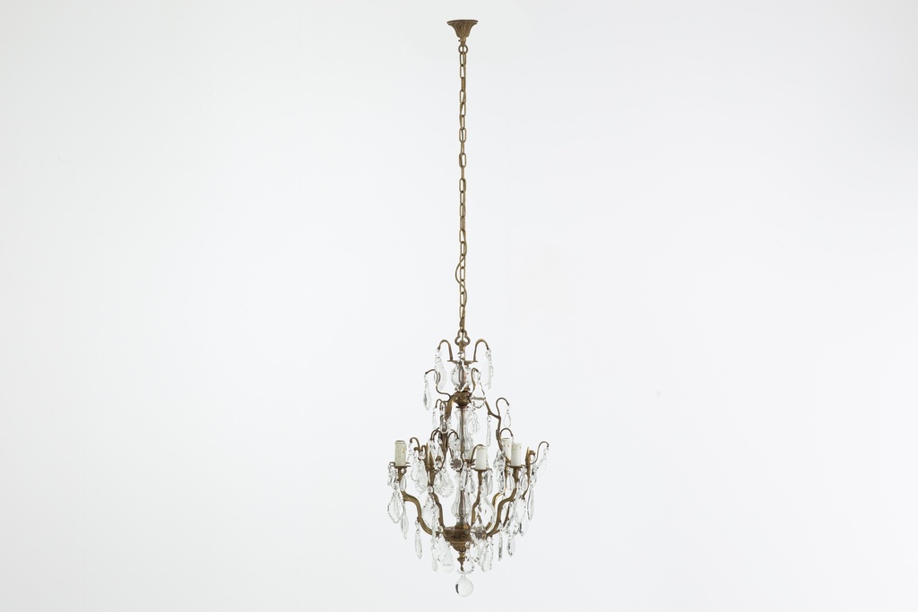 lustre-bruxelles-6-lampes-verre-gouttes-suspension