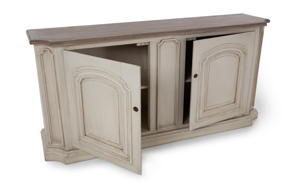 buffet-blanc-antique-4-portes-flamant