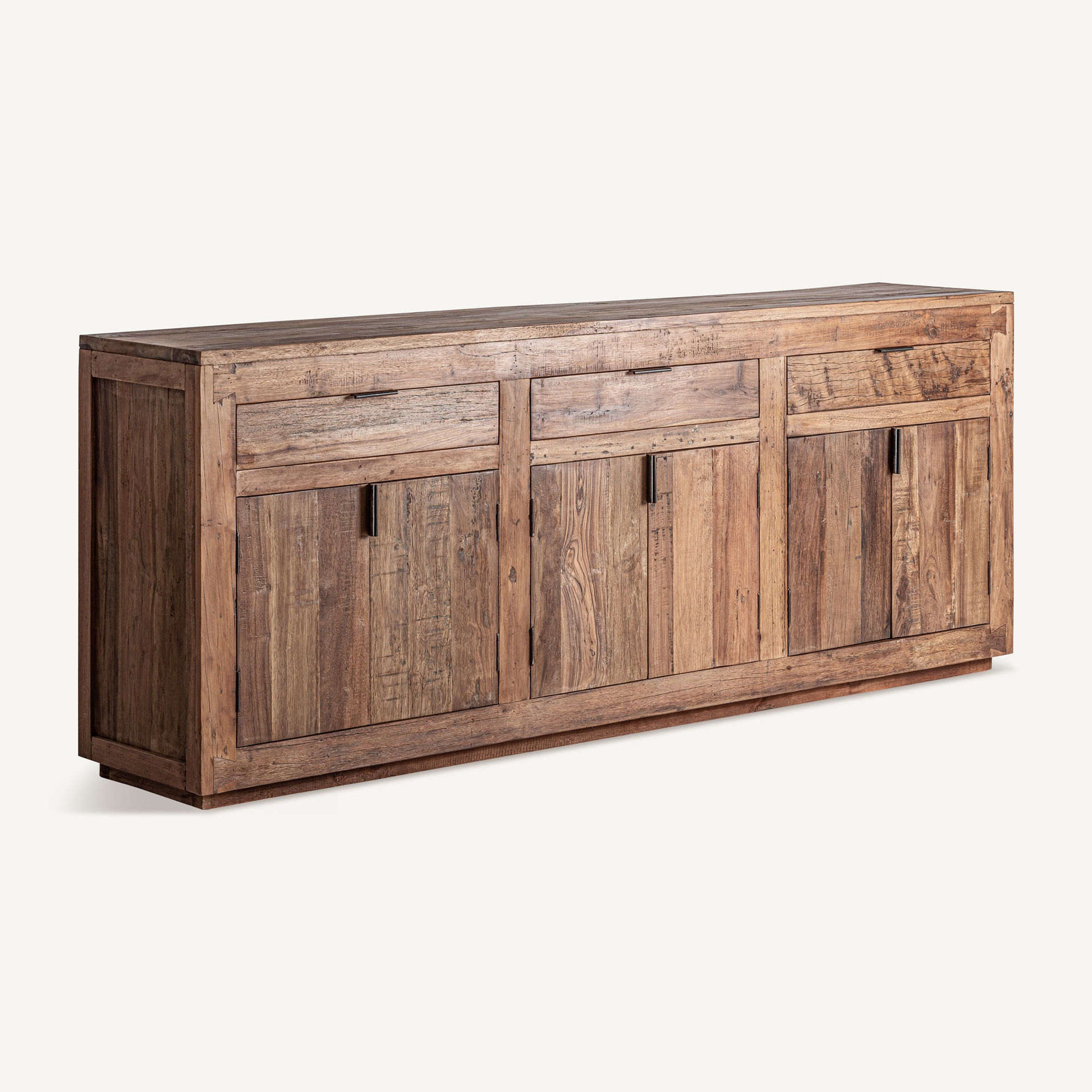 buffet-bois-recycle-brun-fer-noir-selby
