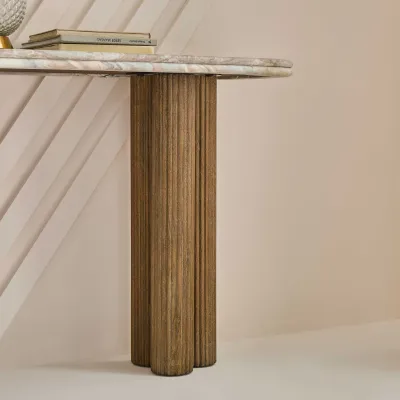 console-manguier-massif-et-marbre