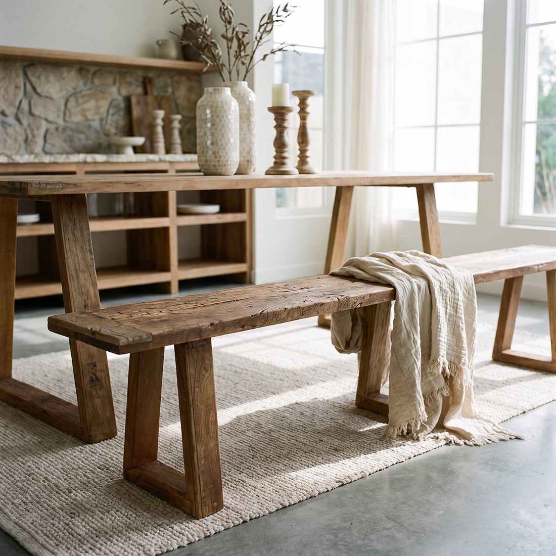 ensemble-salle-à-manger-bois-rustique