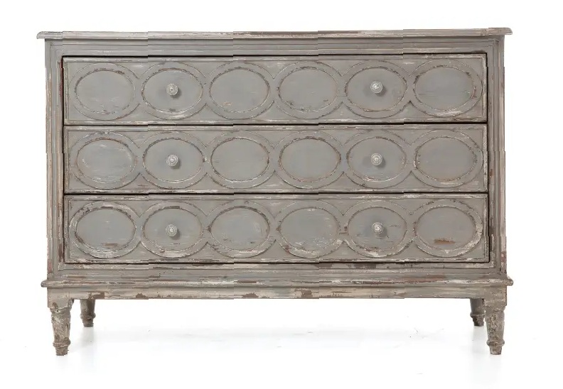 commode-grise-3-tiroirs-bois
