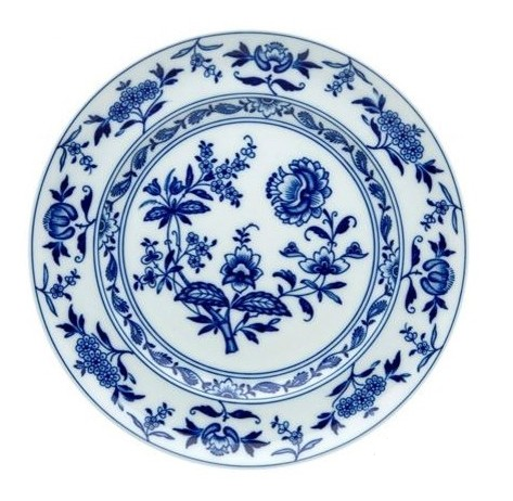 Assiette Plate MARGAO Porcelaine (vendu par 4)