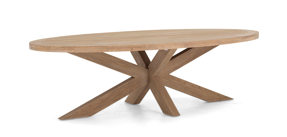 Table à manger Ovale FORINO de Flamant en Chêne L 210 cm