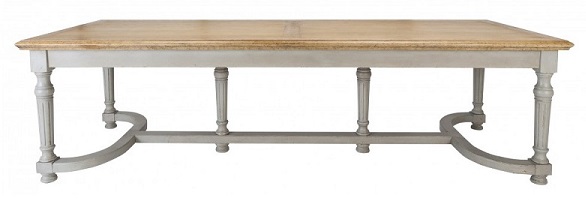 Table à manger Rectangulaire Chêne L 280 x P 100 x H 78 cm