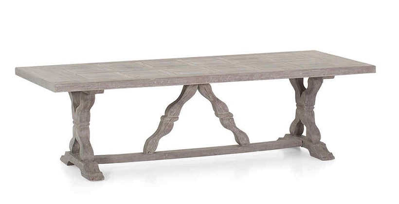 Table de Jardin Linley de Flamant - Fibre Effet Bois Blanchi - L 260cm