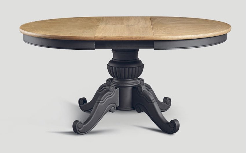 table_ronde_extensible_pied_noir