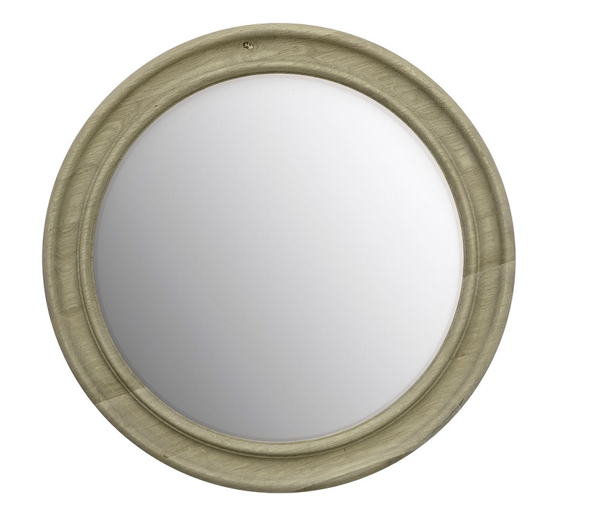 Miroir DUNBAR Chêne Oxydé Ø 60 cm