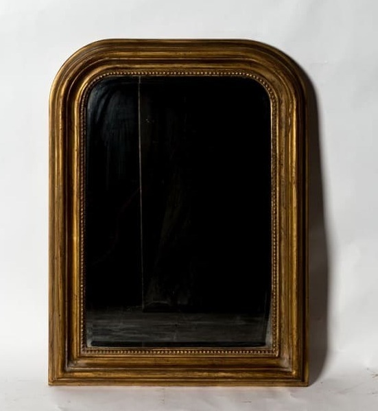 Miroir-bois-louis-philippe-or