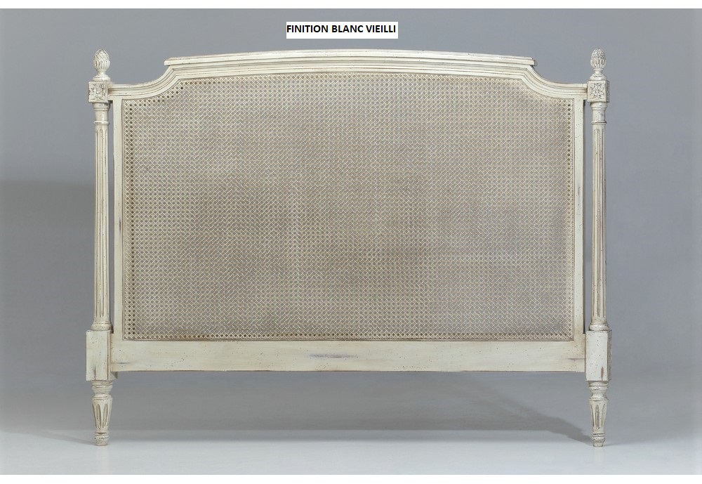 Tête de lit Louis XVI en bois fait main en France - 140 cm à 200 cm