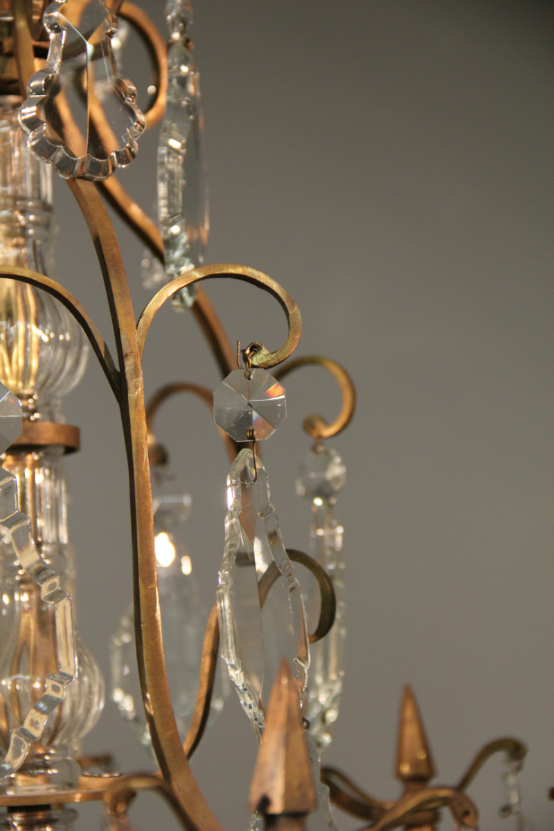 finition-antique-laiton-chandelier