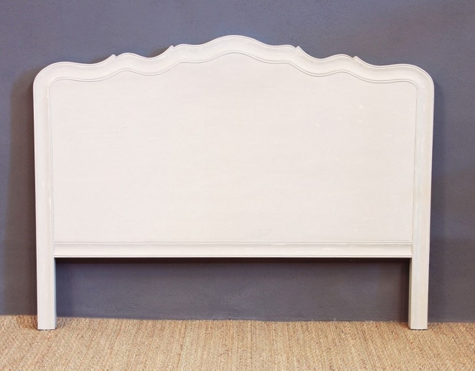 Tête De Lit Provençale King Size en bois blanc 200 cm