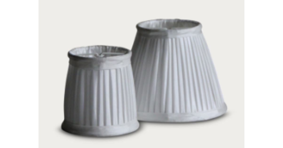 Haut D'abat-jour En Soie Fait Main - Neuf, Pour Personnaliser Ou Restaurer Une Lampe