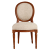 chaise-médaillon-sculpté