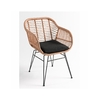 fauteuil-de-table-de-jardin-rotin-syntéhtique-tressé