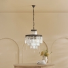 lustre-contemporain-rangée-de-pampilles