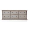 commode-blanc-antique-6-tiroirs-bois-recycle