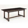 table-bois-massif-foncé-220-cm