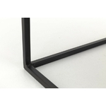 table-structure-métal-noir-plateau-bois