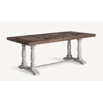 table-bois-massif-pied-blanchi