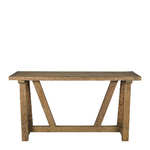 console-campagne-chêne-massif-160-cm