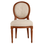 chaise-médaillon-sculpté