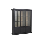 armoire-vitrée-noir-flamant-192-cm