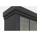 meuble-vitré-chêne-noir-138-cm