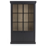vitrine-chêne-noir-éclairage-intérieur