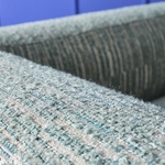 canapé-contemporain-tissu-texturé-vert