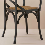 fauteuil-bistrot-bois-noir-assise-tressée