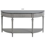 console-ovale-double-plateau-150-cm