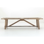 table-chêne-campagne-flamant-300-cm