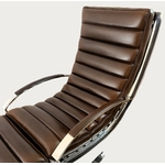 fauteuil-cuir-structure-inox-brillant