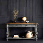 console-bois-massif-style-flamant