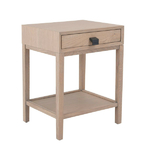 table-de-chevet-bois-et-métal-vieilli