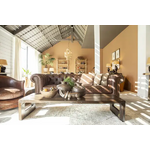 canape-cuir-brun-patine-salon-haut-de-gamme