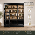 grande-bibliotheque-noire-en-pin-225-cm