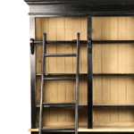 bibliotheque-pin-noir-style-classique