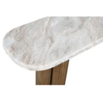 console-bois-massif-marbre-entree-salon