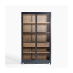 vitrine-bois-chene-verre-salon-salle-a-manger