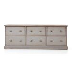 commode-blanc-antique-6-tiroirs-bois-recycle