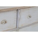 commode-flamant-poignees-demi-lune-metal-vieilli