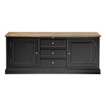 buffet-fontainebleau-acacia-noir-196-cm