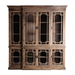 vitrine-coloniale-bois-verre-200cm