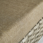 détail-tissu-taupe-assise-canapé-jardin