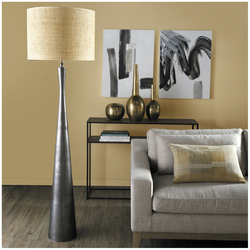 lampadaire-design-vintage-métal-noir