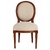 chaise-medaillon-bois-tissu-beige