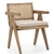 chaise-chêne-rotin