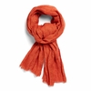 echarpe-lin-rouge-orange